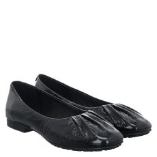 Black Rose Lackleder-Ballerina in schwarz für Damen