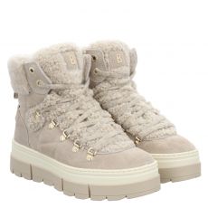  Bogner Schuhe, Vaduz S 5 A, Veloursleder-Schnürstiefel in beige für Damen
