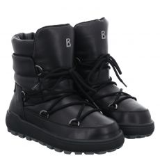  Bogner Schuhe, Chamonix S 11 C, Glattleder-Winterboots in schwarz für Damen