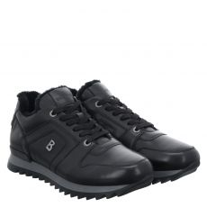  Bogner Schuhe, Seattle 20 B, Glattleder-Sneaker in schwarz für Herren