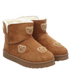  Dockers Textil-Winterstiefel in braun für Kinder