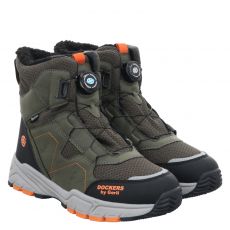  Dockers, Grün, High-Tech-Winterstiefel in khaki für Kinder