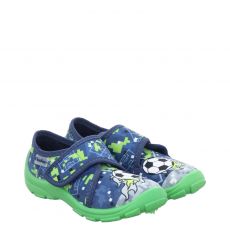  Fischer, Danny, Textil-Hausschuh in blau für Kinder