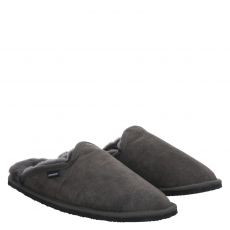  Shepherd, Terry, Veloursleder-Hausschuh in grau für Herren