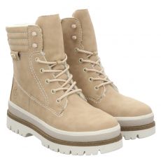  Rieker, Hwk Damen Stiefel, High-Tech-Schnürstiefel in beige für
