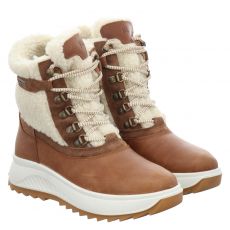  Jacalu, Sympatex, Glattleder-Winterboots in braun für Damen