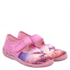  Superfit, Belinda, Textil-Hausschuh in rosa für Kinder