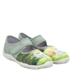  Superfit, Bonny, Textil-Hausschuh in grün für Kinder