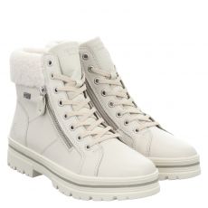  Remonte, Stiefelette, Glattleder-Schnürstiefel in offwhite für Damen