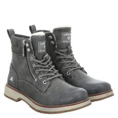  Lerros Kunstleder-Schnürstiefel in grau für Herren