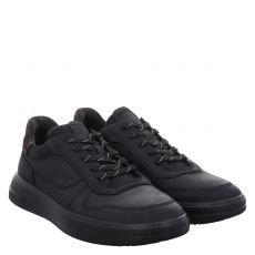  Ecco, Move M, Fettleder-Sneaker in schwarz für Herren