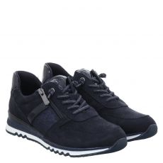  Marco Tozzi, Women Lace-up, Kunstleder-Sneaker in blau für Damen