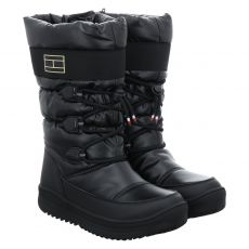  Tommy Hilfiger Kids, Stivale, Synthetik-Winterstiefel in schwarz für Kinder