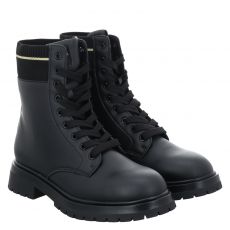  Tommy Hilfiger, Tronchetto, Kunstleder-Winterstiefel in schwarz für Kinder