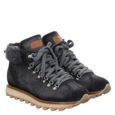  Franceschetti Veloursleder-Schnürstiefel in grau für Herren