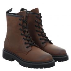  Schuhengel, Areias, Fettleder-Schnürstiefel in braun für Damen