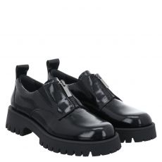  Schuhengel, Pennywise, klassischer Lackleder-Slipper in schwarz für Damen