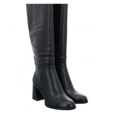  Tamaris, Xs-vario-schaft, hoher Kunstleder-Stiefel in schwarz für Damen