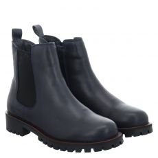  Schuhengel, Antonieta Black+brown Welt, Stiefeletten & Boots in blau für Damen