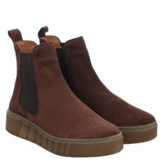  Schuhengel, Alliance Smk Gum, Veloursleder-Chelsea in braun für Damen