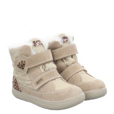  Primigi Veloursleder-Lauflernschuh in beige für Kinder
