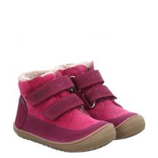  Richter, Rot, Veloursleder-Lauflernschuh in lila für Kinder