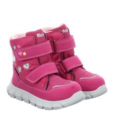  Richter, Rot, Synthetik-Winterstiefel in lila für Kinder