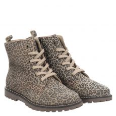  Schuhengel, Braun, Veloursleder-Winterstiefel in beige für Kinder