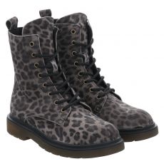  Schuhengel Veloursleder-Winterstiefel in grau für Kinder