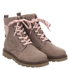  Schuhengel Veloursleder-Winterstiefel in beige für Kinder