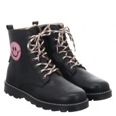  Schuhengel Glattleder-Winterstiefel in schwarz für Kinder