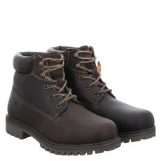  Dockers Fettleder-Schnürstiefel in braun für Herren
