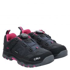  Cmp, Kiruna Low Fitgo, Veloursleder-Wanderschuh in grau für Kinder