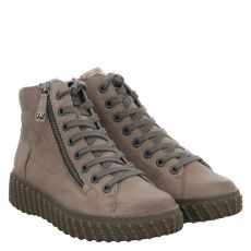  Paul Green, 0078-5446-048/sneaker, Veloursleder-Sneaker in taupe für Damen