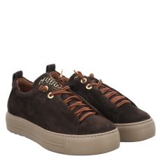  Paul Green, 0078-5017-448/pauls, Veloursleder-Slip-On in braun für Damen