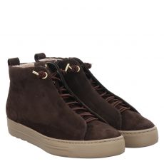  Paul Green, 0078-5283-128/pauls, Veloursleder-Sneaker in braun für Damen