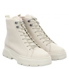  Paul Green, 0078-5497-048, Glattleder-Schnürstiefel in nude für Damen