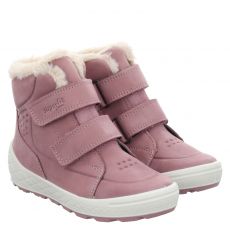  Superfit, Groovy 2.0, Veloursleder-Lauflernschuh in rosé für Kinder