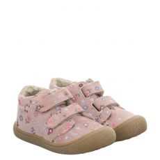  Naturino, Cocoon Wide, Veloursleder-Lauflernschuh in rosé für Kinder