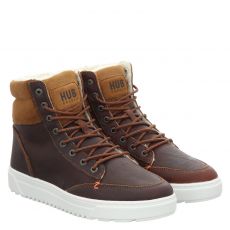  Hub, Dublin 2.0 L30, Fettleder-Schnürstiefel in braun für Herren