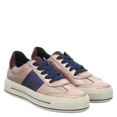  Ara, Canberra, Glattleder-Sneaker in metallic für Damen