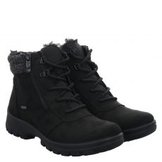  Ara, Saas Fee Gtx, Textil-Schnürstiefel in schwarz für Damen