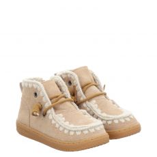  Shoesme Veloursleder-Lauflernschuh in beige für Kinder