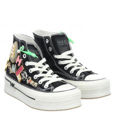  Nan-ku Textil-Sneaker in schwarz für Damen
