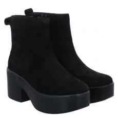  Fitflop, Platfforms Suede Heeled Ankle, Stiefeletten & Boots in schwarz für Damen
