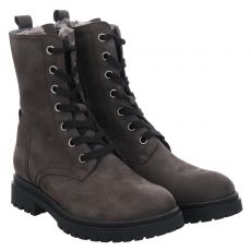  Sabalin Veloursleder-Winterstiefel in grau für Kinder