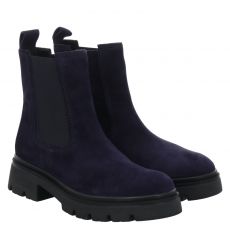  Gabor Veloursleder-Chelsea in blau für Damen