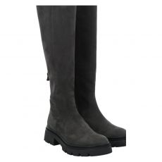  Gabor, Schaftweite M/vario, hoher Nubukleder-Stiefel in grau für Damen