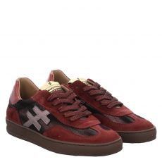  Another Trend, Rot, Veloursleder-Sneaker in bordeaux für Damen