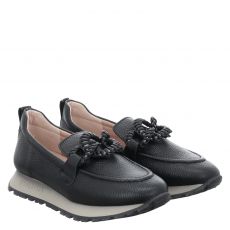  Hispanitas, Kansas, klassischer Glattleder-Slipper in schwarz für Damen